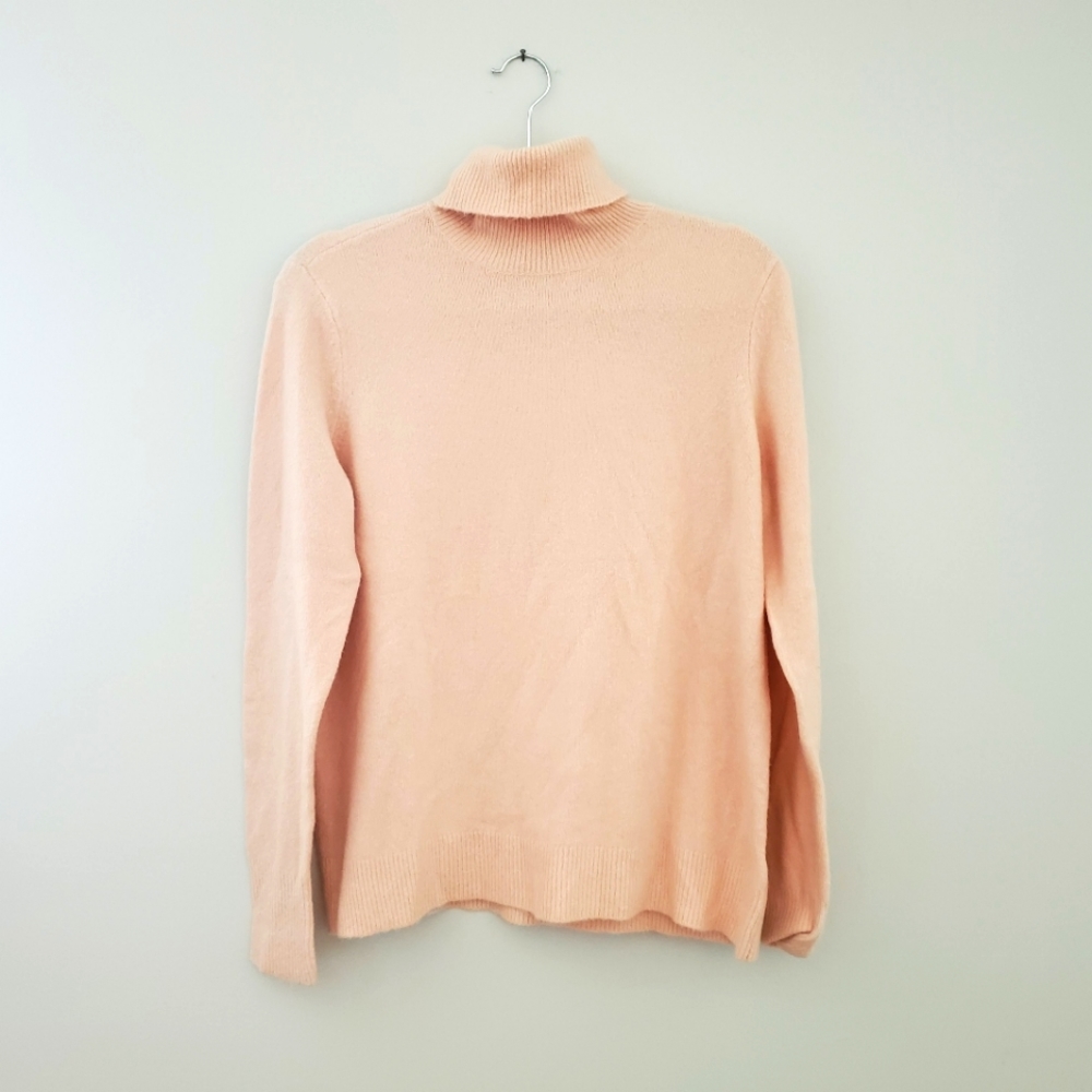 Halogen Pink Turtleneck, Size Small